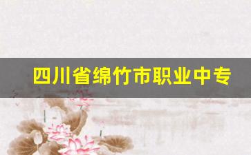 四川省绵竹市职业中专学校2024年录取分数(四川绵竹职业中专学校全部专业介绍)