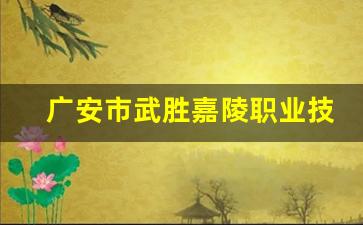 广安市武胜嘉陵职业技术学校2024年录取分数(广安市武胜县嘉陵小学)