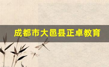 成都市大邑县正卓教育职业学校2024年录取分数(大邑卓凡文化艺术培训学校)