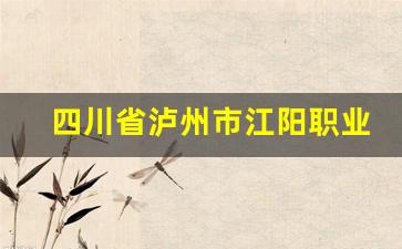 四川省泸州市江阳职业高级中学校2024年录取分数(泸州市江阳职高招生简章)