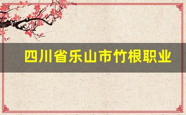 四川省乐山市竹根职业中专学校2024年录取分数(乐山市竹根职业中专学校历届校长)