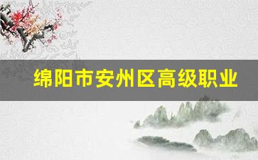 绵阳市安州区高级职业中学2024年录取分数(绵阳市安州区职业中专)